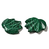 Synthetic Malachite Carved Pendants G-K353-01M-2