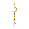 Faceted Teardrop Glass Suncatchers PW-WGAC696-02-1