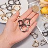 Alloy D-Ring Shackles Clasps PALLOY-PH0005-86-3