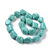Synthetic Turquoise Beads Strands X-TURQ-G506-2-2