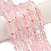 Natural Rose Quartz Beads Strands G-G453-E12-10x14mm-1