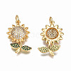 Brass Micro Pave Cubic Zirconia Pendants LS-ZIRC-Q200-013-NF-2