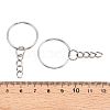 Iron Split Key Rings with Chain FIND-B028-19P-2