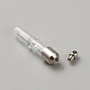 Glass Tube Hourglass Bottle Quicksand Bottle Pendants GLAA-WH0042-18P-2