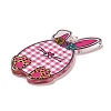 Easter Printed Transparent Acrylic Pendants MACR-P042-A02-2