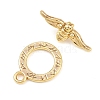 Brass Toggle Clasps KK-G548-42G-03-2