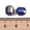 Electroplate Column Glass Beads EGLA-A043-02-AB16-3