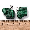 Natural & Synthetic Mixed Gemstone Pendants G-B127-05P-4