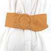 Faux Suede Waist Belt with Clasp for Shirt Dress Overcoat AJEW-WH20019-26A-4