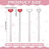 2Pcs 2 Colors 201 Stainless Steel Bookmarks AJEW-LP0004-86-2