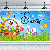 Easter Polyester Hanging Banner Sign AJEW-WH0190-055-1