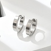 Tarnish Resistant 202 Stainless Steel Huggie Hoop Earrings X-EJEW-O087-09A-P-2