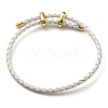 Leather Braided Cord Bracelets BJEW-G675-06G-06-4