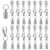 20 Sets 304 Stainless Steel Lobster Claw Clasps STAS-PH0004-74-1
