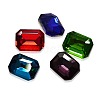 Faceted Rectangle K9 Glass Pointed Back Rhinestone Cabochons RGLA-A017-6x8mm-SM-3