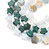 6 Styles Opalite & Synthetic Malachite & Natural Lemon Jade & HuBei Turquoise & Flower Amazonite & Rhodonite Beads Strands G-D095-A05-5