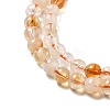 Heated Natural Citrine Beads Strands G-A262-A01-5mm-4