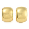 Brass Rectangle Stud Earrings EJEW-K293-15G-1