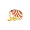 Rack Plating Brass Enamel Pendants KK-P269-09G-03-2