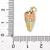 Brass Micro Pave Cubic Zirconia Pendants LS-KK-H255-03G-04-3