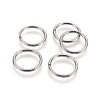 Tarnish Resistant 304 Stainless Steel Saw Cut Open Jump Rings STAS-P212-25P-07-1