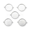 Tibetan Style Alloy Cabochon Connector Settings LS-TIBE-M022-11AS-1