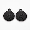 Spray Painted Alloy Pendants LS-PALLOY-Q433-030I-RS-1