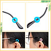 Gorgecraft 50 Pairs 10 Colors Silicone Eyeglasses Ear Grip FIND-GF0003-33-4