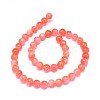 Natural Dyed Jade Beads Strands G-F601-A01-2