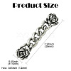 316 Stainless Steel Chain Extender DIY-CJC0006-32-2