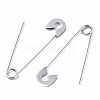 Tarnish Resistant 201 Stainless Steel Safety Pins Earrings STAS-S079-197P-2