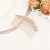 Alloy Hair Combs PW-WG713EE-12-1