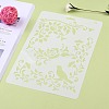 Plastic Reusable Drawing Painting Stencils Templates DIY-F018-B06-6