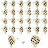 DICOSMETIC 40Pcs Alloy Stud Earring Findings ENAM-DC0001-19-1