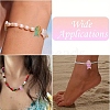 45Pcs 9 Colors Electroplate Transparent Glass Beads EGLA-YW0005-62-6