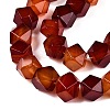 Natural Red Agate Beads Strands G-T138-40-3