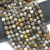 Natural Bamboo Leaf Agate Beads Strands G-K389-A33-01-2