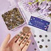 360Pcs 12 Styles Tibetan Style Bead Caps FIND-SC0008-82-3