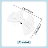 2Pcs Bowknot Polyester Shoe Decoration FIND-DR0001-64C-2