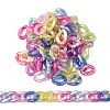 Imitation Jelly Acrylic Linking Rings OACR-S036-001A-F-1