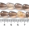 Natural Grey Agate Beads Strands G-B106-A13-02-5