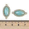 Natural Amazonite Faceted Oval Links G-B126-06G-03-3