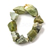 Raw Rough Natural Serpentine Beads Strands G-Z087-B14-3