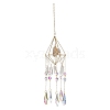 Quartz Crystal Tassels Pendant Decorations HJEW-P015-14-1