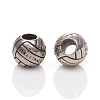 304 Stainless Steel European Beads STAS-I134-03AS-2