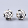 Polymer Clay Rhinestone Beads RB-S055-02-2