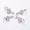 Long-Lasting Plated Brass Micro Pave Cubic Zirconia Charms LS-X-ZIRC-F069-48P-1