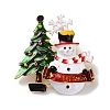 Christmas Theme Enamel Pins JEWB-F034-01C-4