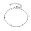 304 Stainless Steel Curb Chains Bracelets BJEW-JB11506-2