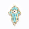 MIYUKI & TOHO Handmade Japanese Seed Beads Links SEED-A029-HH02-2